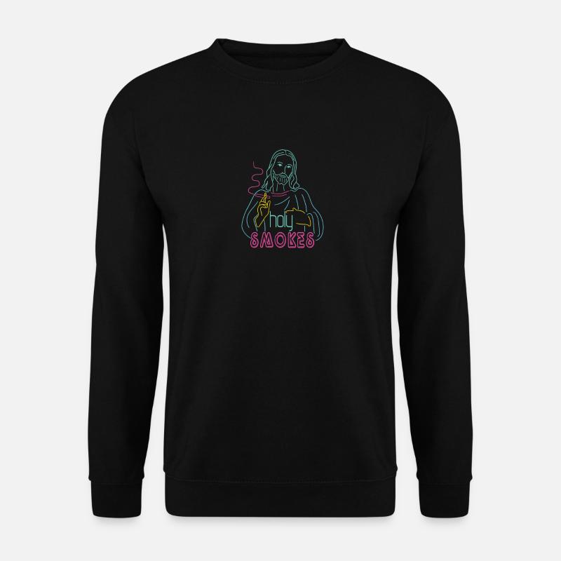 Jesus Heilig raucht Christ - Unisex Pullover - Schwarz