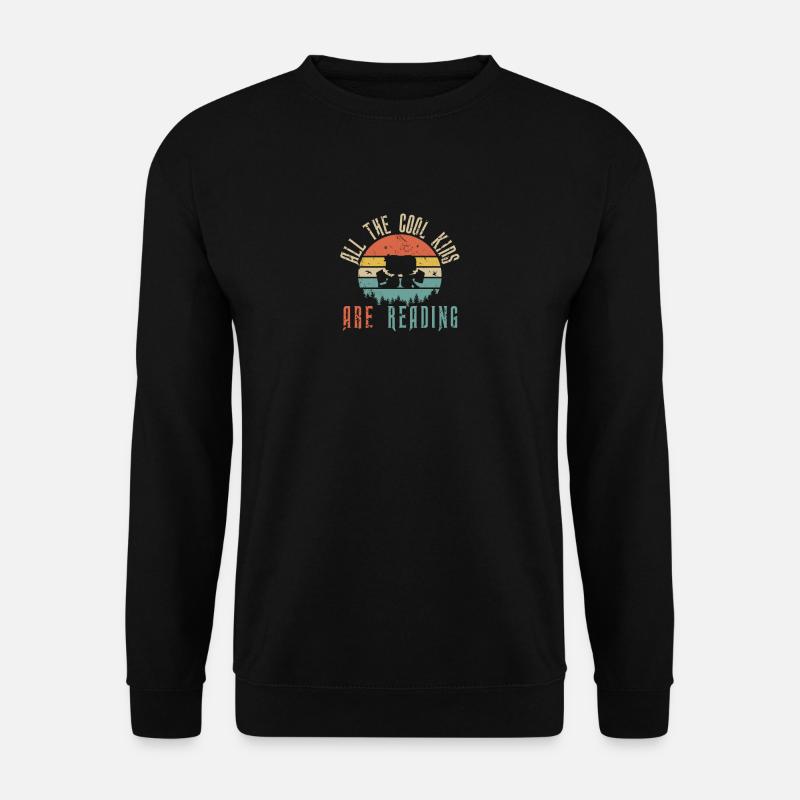 Lesen All die coolen Kinder lesen liebt es zu lesen - Unisex Pullover - Schwarz