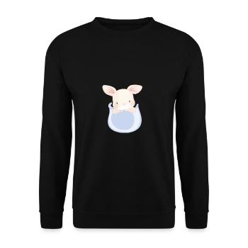 Marsupium Bébé - Sweat-shirt Unisexe - noir - Devant - Alina (178cm) & Michal (187cm)