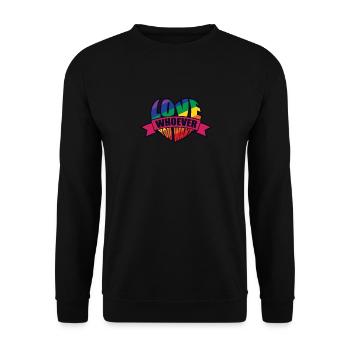 Gay Pride - Unisex Pullover - Schwarz - Vorne - Alina (178cm) & Michal (187cm)