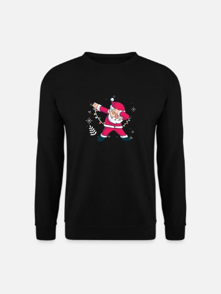Dabbing Santa Claus Danse Noël - Sweat-shirt Unisexe - noir