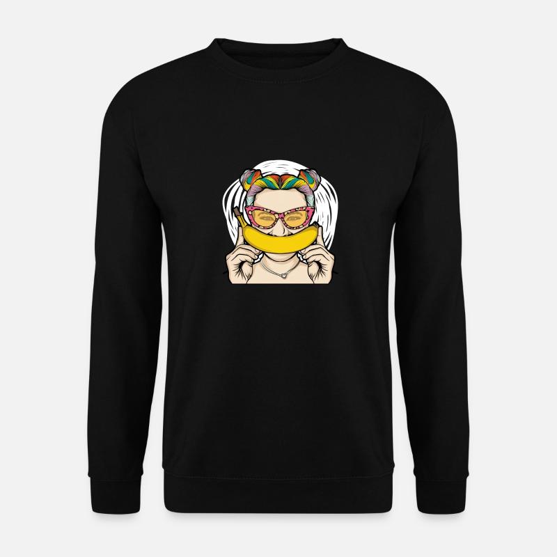 Banane Vegan - Unisex Pullover - Schwarz