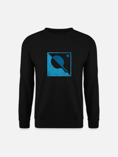 Tischtennis Retro - Unisex Pullover - Schwarz