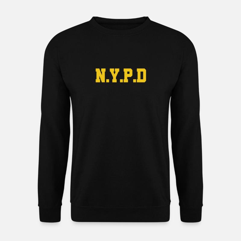 Dieses My Halloween Kostüm N Y P D Polizei Outfit - Unisex Pullover - Schwarz