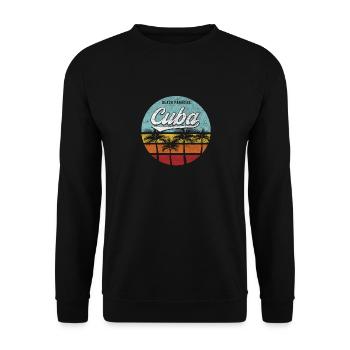 Cuba Havanna - Unisex Pullover - Schwarz - Vorne - Alina (178cm) & Michal (187cm)