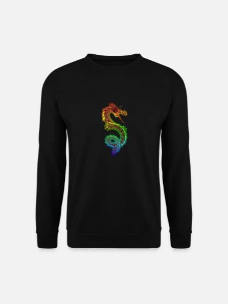 Chinese Dragon - Unisex Sweatshirt - black