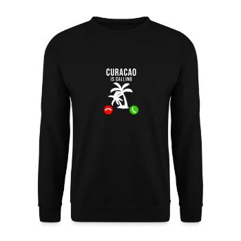 Curacao - Unisex Pullover - Schwarz - Vorne - Alina (178cm) & Michal (187cm)
