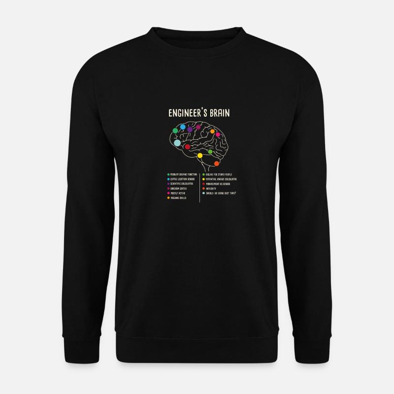 Engineering Games Process Engineer's Brain - Unisex Pullover - Schwarz