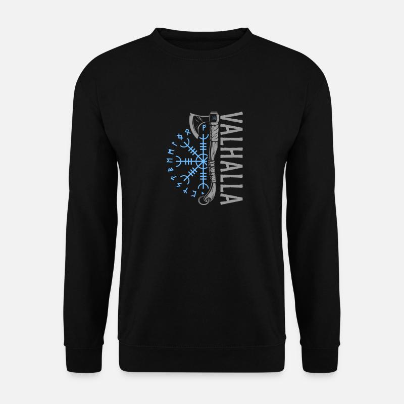 Valhalla Wikinger Germanen Design - Unisex Pullover - Schwarz