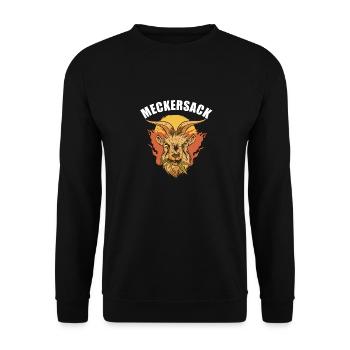 Mosern sich über alles Aufregen Meckern Meckersack - Unisex Pullover - Schwarz - Vorne - Alina (178cm) & Michal (187cm)