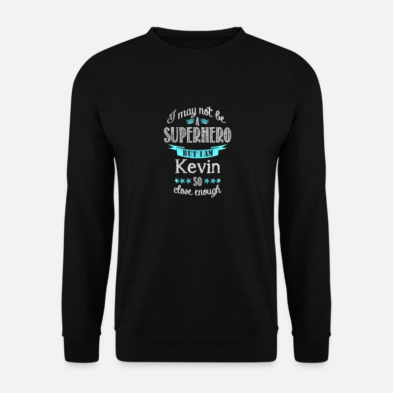 kevin - Unisex Pullover - Schwarz