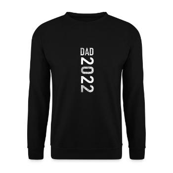 Papa Vater Dad 2022 Geschenk - Unisex Pullover - Schwarz - Vorne - Alina (178cm) & Michal (187cm)
