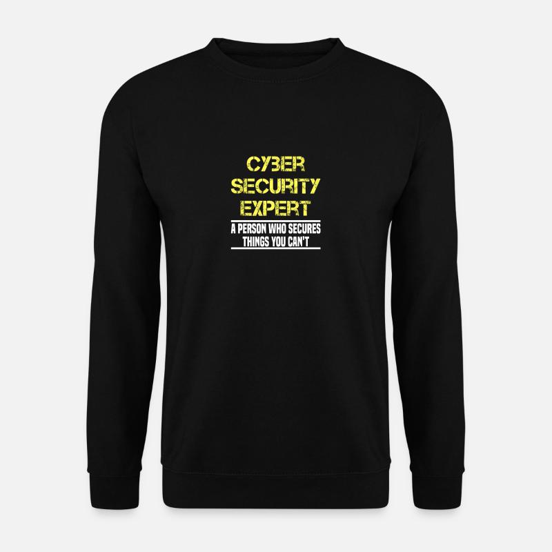 IT Cyber Security Expert Nerd Hacking - Unisex Sweatshirt - black