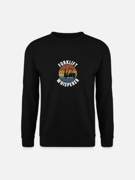 Staplerfahrer Gabelstapler Fahrer - Unisex Pullover - Schwarz