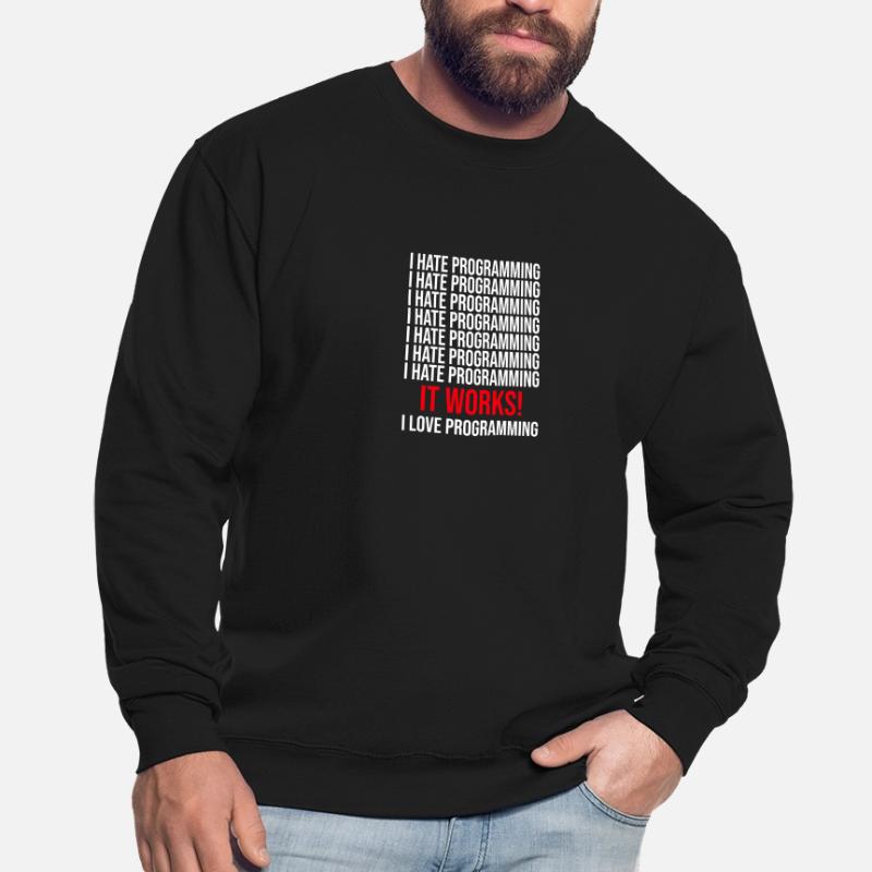 Programmierer Ich Hasse Programmieren Unisex Pullover