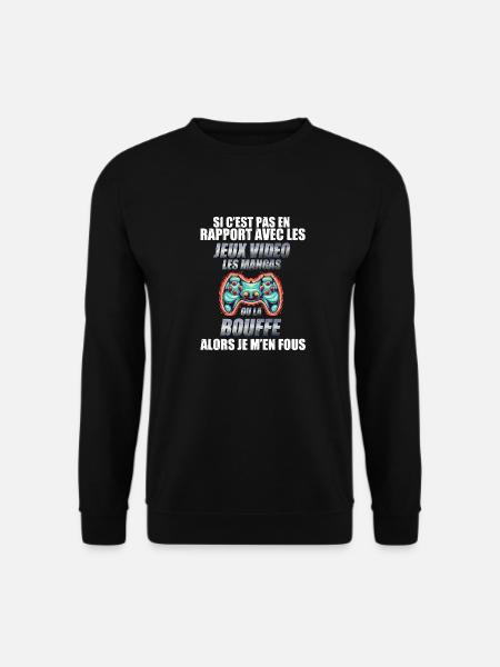 Si Pas Du Manga Jeux Video Cadeau Ado Console - Sweat-shirt Unisexe - noir