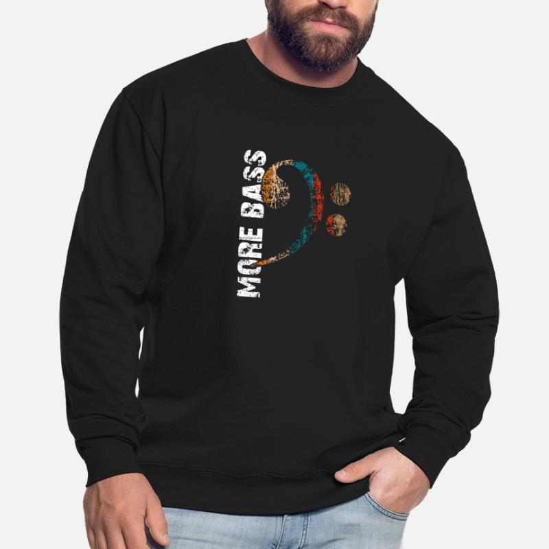 | plus de basses J’adore les | de basse Clef de fa Sweat-shirt Unisexe