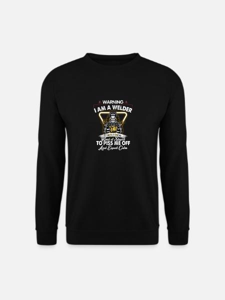 Schweißer Schweißen Lustiger Spruch - Unisex Pullover - Schwarz