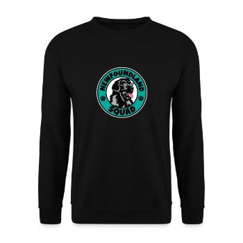 Newfoundland Squad I Dog Lover I Newfoundland - Unisex Sweatshirt - black - Front - Alina (178cm) & Michal (187cm)
