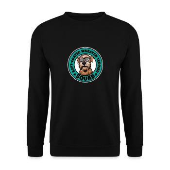 Soft-Coated Wheaten Terrier Squad I Dog Lover - Unisex Sweatshirt - black - Front - Alina (178cm) & Michal (187cm)