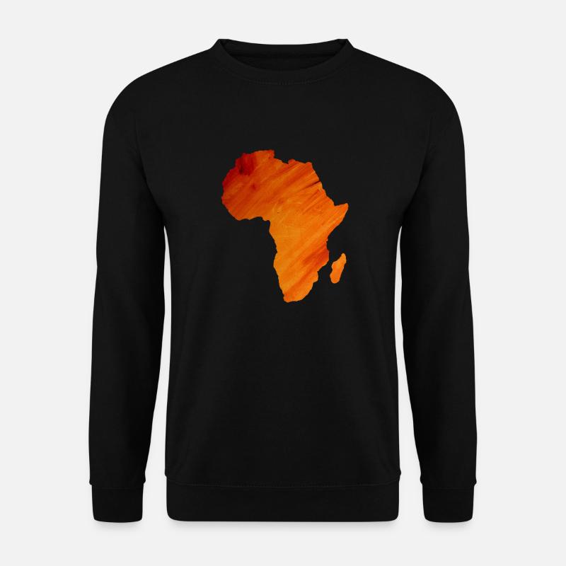 Karte von Afrika - Unisex Pullover - Schwarz