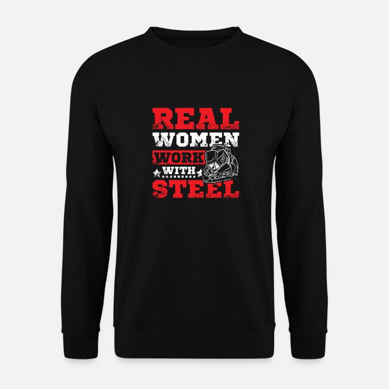 femmes soudeuses - Sweat-shirt Unisexe - noir