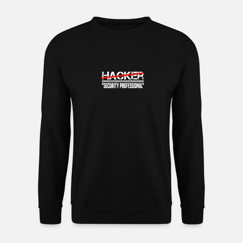 IT Cyber Security Experte Nerd Hacking - Unisex Pullover - Schwarz