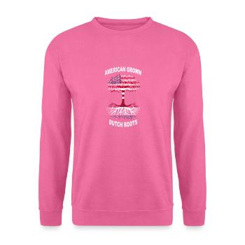 Racines néerlandaises cultivées aux États-Unis Pays-Bas Amérique États-Unis - Sweat-shirt Unisexe - rose - Devant