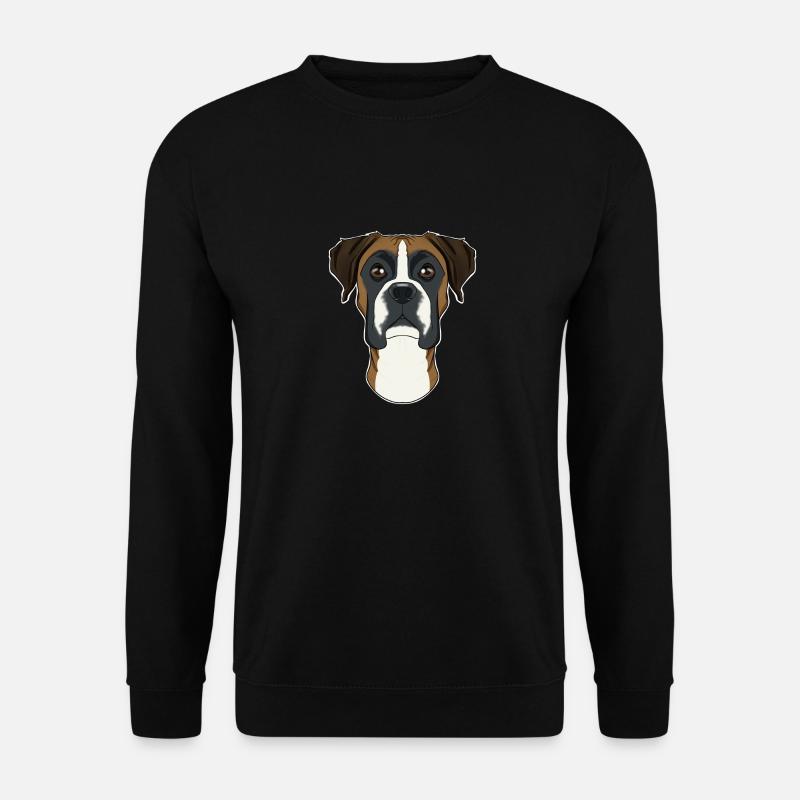 Boxer Lover I Dog Lover I Boxer - Unisex Pullover - Schwarz