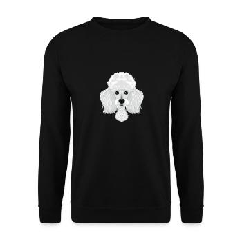 Poodle Lover I Dog Lover I Poodle - Unisex Sweatshirt - black - Front - Alina (178cm) & Michal (187cm)