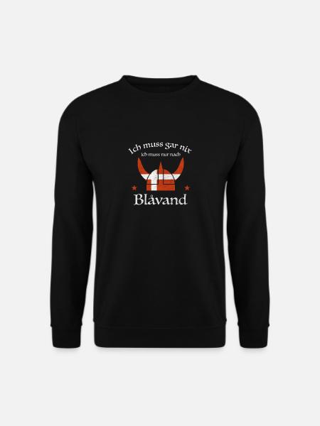 Blavand Kopenhagen Dänemark Dansk Geschenkidee - Unisex Pullover - Schwarz
