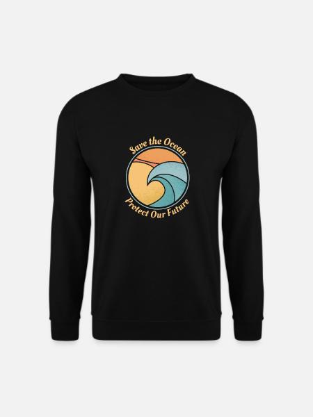 Save the Ocean - Unisex Sweatshirt - black