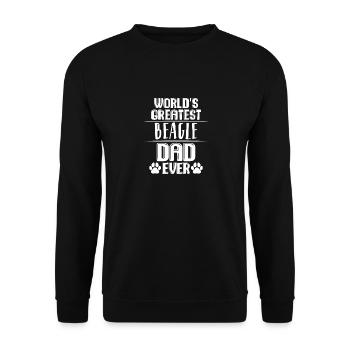 Le meilleur père beagle au monde - Sweat-shirt Unisexe - noir - Devant - Alina (178cm) & Michal (187cm)