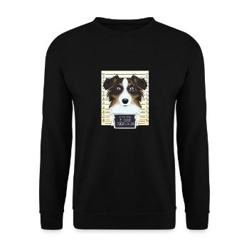 Berger australien Papa I Berger australien - Sweat-shirt Unisexe - noir - Devant - Alina (178cm) & Michal (187cm)