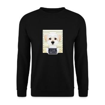 Dear Dad I Can Explain I Maltese Dad I Maltese - Unisex Sweatshirt - black - Front - Alina (178cm) & Michal (187cm)