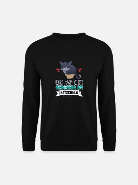 Katzenmama Katze Katzenliebhaber Geschenk im Katze - Unisex Pullover - Schwarz