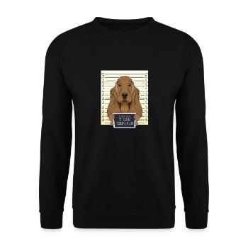 Chère maman je peux expliquer i cocker spaniel maman i - Sweat-shirt Unisexe - noir - Devant - Alina (178cm) & Michal (187cm)