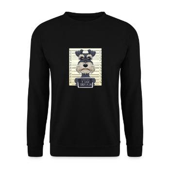 Drôle de Schnauzer miniature Maman I Amoureux des chiens - Sweat-shirt Unisexe - noir - Devant - Alina (178cm) & Michal (187cm)
