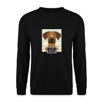 Drôle Rhodesian Ridgeback Maman I Rhodesian Mom - Sweat-shirt Unisexe - noir - Devant - Alina (178cm) & Michal (187cm)