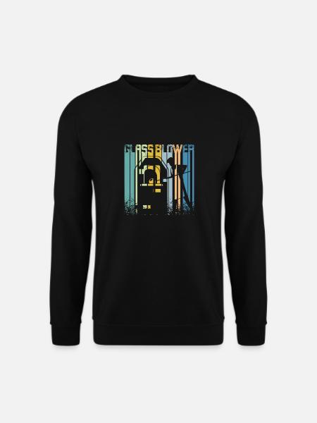 Vintage Retro Glasbläser - Unisex Pullover - Schwarz