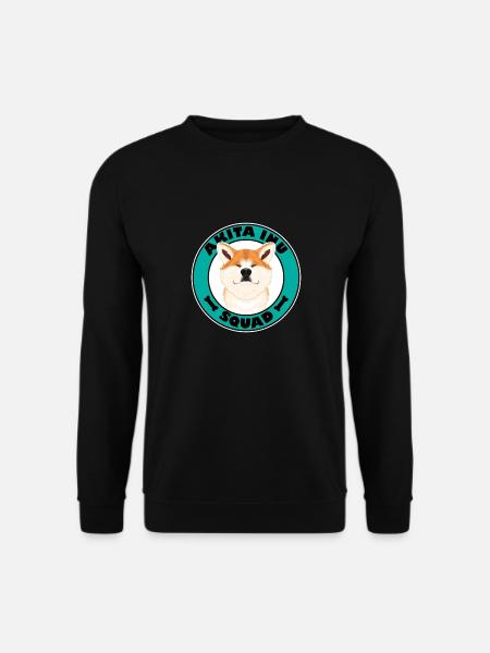 Akita Inu Squad I Amoureux des chiens I Akita Inu - Sweat-shirt Unisexe - noir