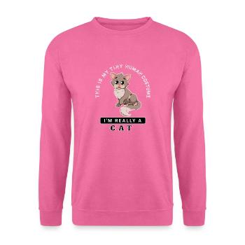 katze großkatze hauskatze raubkatze miezekatze - Unisex Pullover - Pink - Vorne