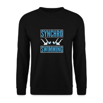 Natation artistique Natation synchronisée pour un - Sweat-shirt Unisexe - noir - Devant - Alina (178cm) & Michal (187cm)