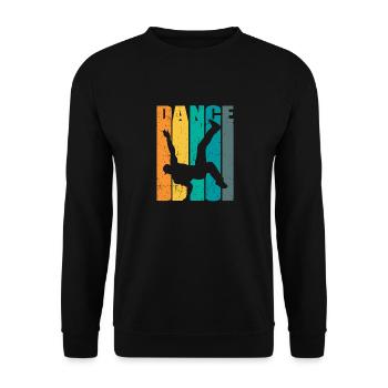 Breakdance BBoy BGirl Streetdance Breakdance - Unisex Pullover - Schwarz - Vorne - Alina (178cm) & Michal (187cm)