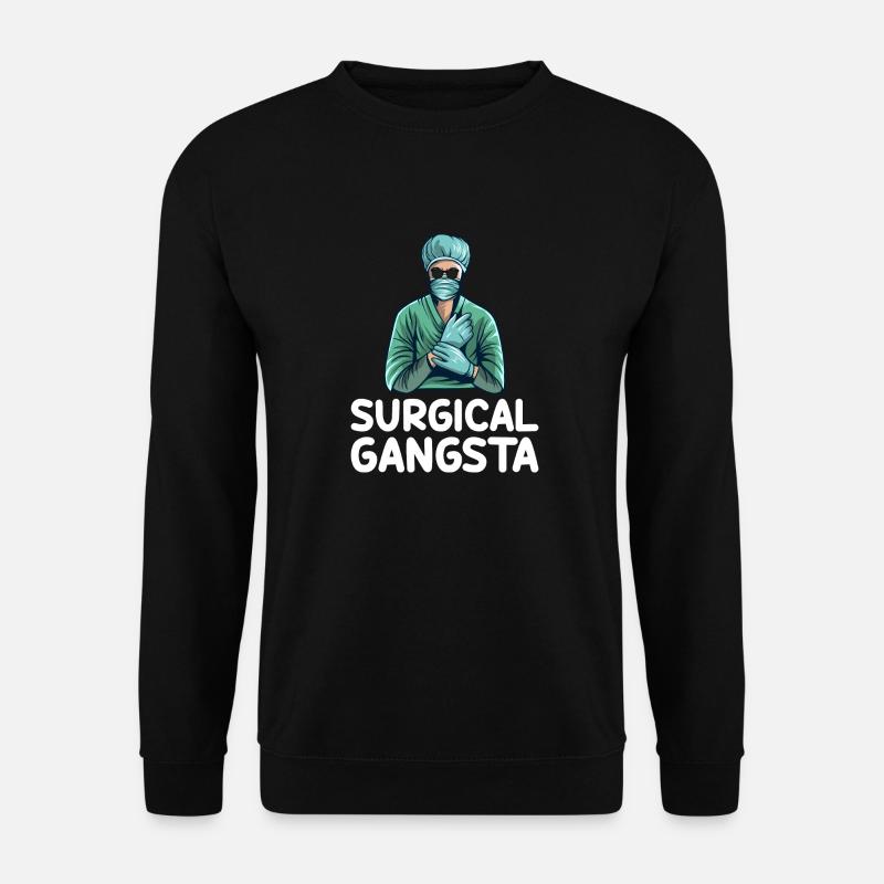Technologue chirurgical Gangsta Tech Drôle - Sweat-shirt Unisexe - noir