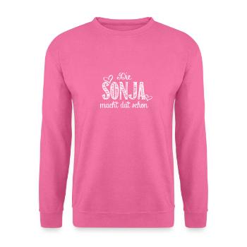 sonja - Unisex Pullover - Pink - Vorne