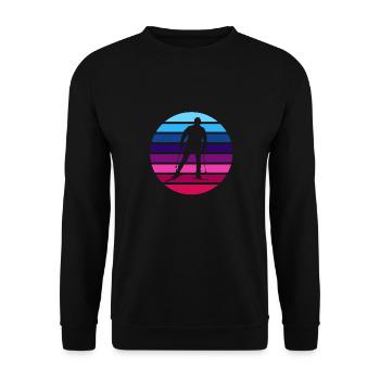 Ski de fond Skieurs de fond - Sweat-shirt Unisexe - noir - Devant - Alina (178cm) & Michal (187cm)