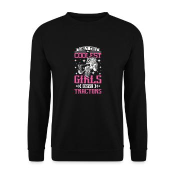 Traktor Girls - Unisex Pullover - Schwarz - Vorne - Alina (178cm) & Michal (187cm)
