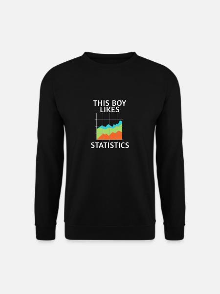 Data Science Statistik Ironischer Statistiker - Unisex Pullover - Schwarz