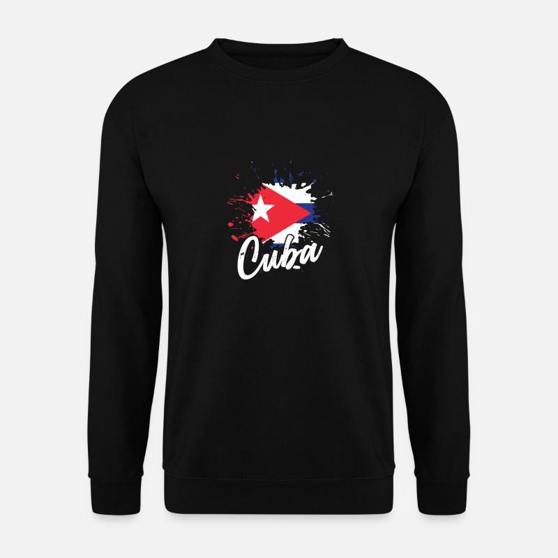 Cuba Flag | Cuba - Unisex Sweatshirt - black